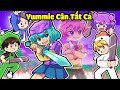 HIHA ĐIỀU KHIỂN YUMMIE PVP CÂN HẾT TẤT CẢ LÀNG SINH TỐ TRONG MINECRAFT*HIHA VÀ YUMMIE 😘🥰