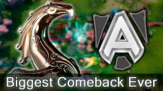 Biggest Comeback in Dota history — Alliance are going to Major