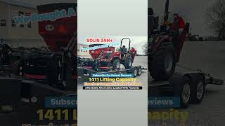We Bought A New Tractor SOLIS H24+ With Backhoe #diy #solistractors #tractor #trending #new #reels