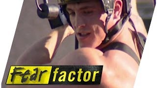 Big Guy Falls Off Tight Rope Fear Factor Extra