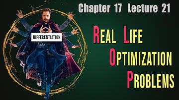 Real Life Optimization Problems | Application of Derivatives | Maxima & Minima | Calculus | IIT JEE
