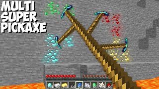 This IS THE BEST MULTI PICKAXE FOR MINING in Minecraft Challenge 100% Trolling