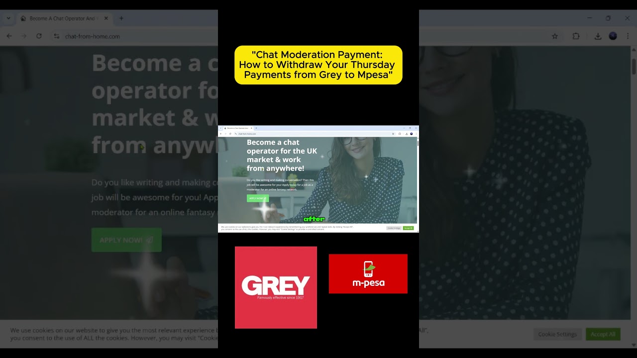 "Chat Moderation Payment: How to Withdraw Your Thursday Payments from Grey to Mpesa"