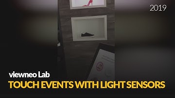 Connect touch events with light sensors: viewneo Butler