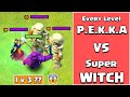 Pekka vs super witch  clash of clans gameplay