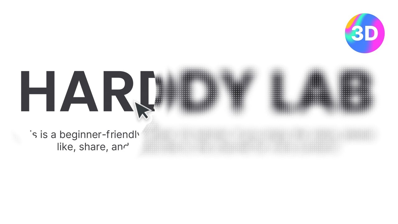 3D Text Animation with Spline | Blur Glass Effect | Spline tutorial ...