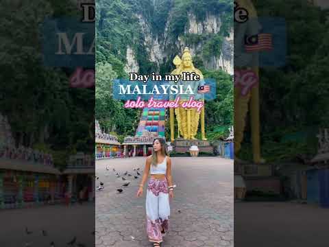 day in my life solo traveling in kuala lumpu, malaysia