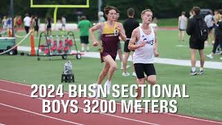 2024 Bloomington North Sectional - Boys 3200 Meters