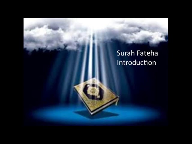 Surah Fateha Introduction