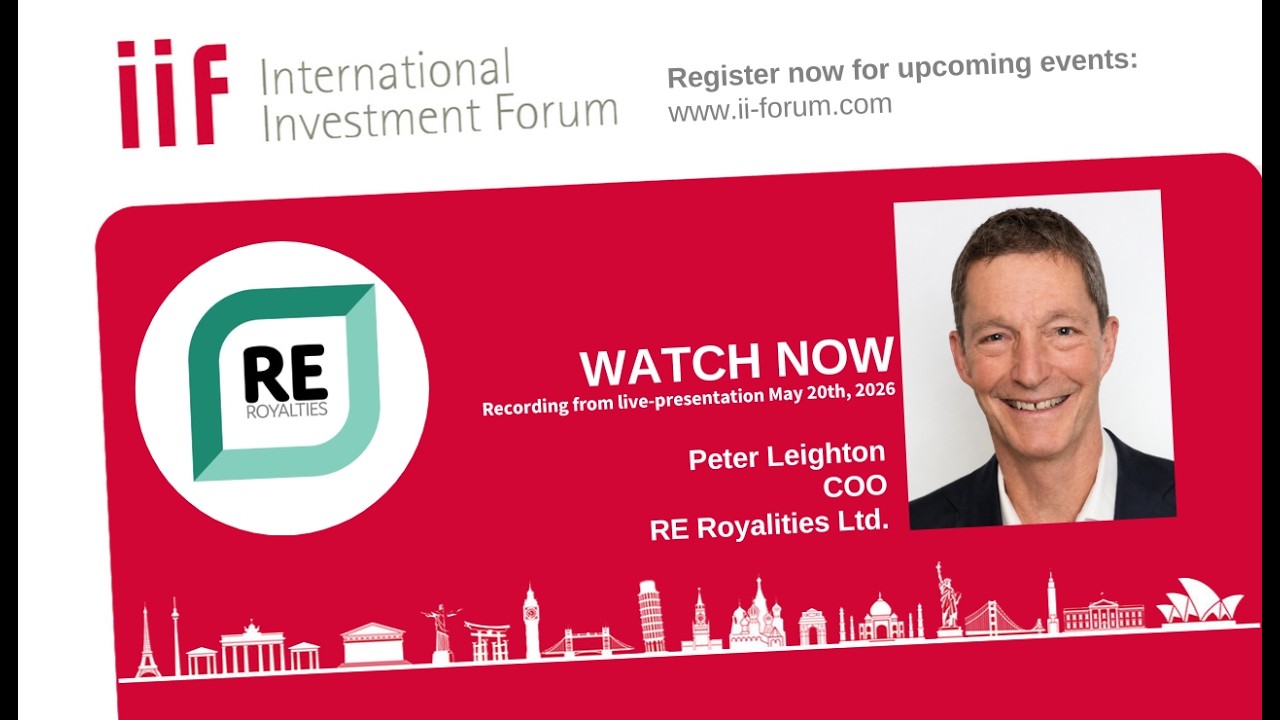 Peter Leighton: RE Royalties’ 19% returns & renewable royalty model