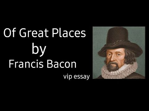 bacon essay of great place