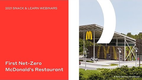 First Net Zero McDonald
