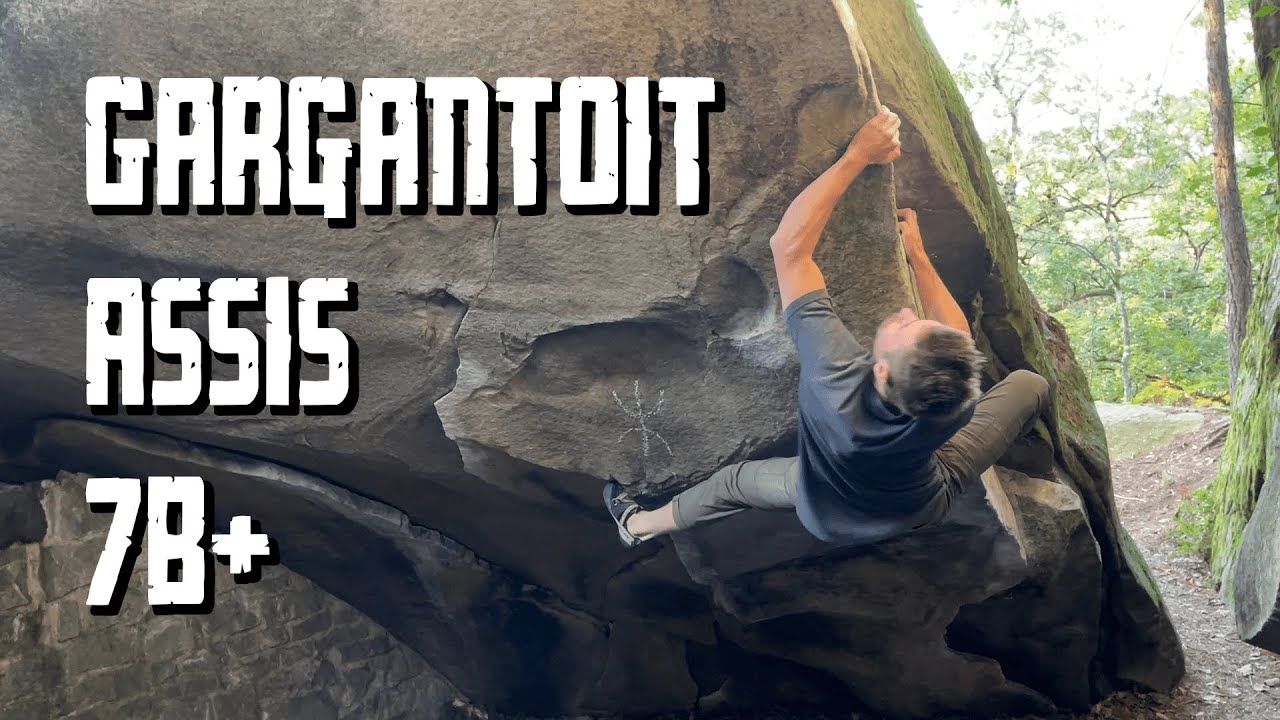 Gargantoit Assis 7b+ - Fontainebleau; Gorges de Houx