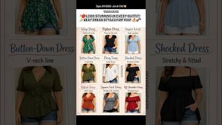 FLATTERING Dresses for HEAVY Bust! ✨ Style GUIDE #fashionhacks #styletips #vantageman 🚀