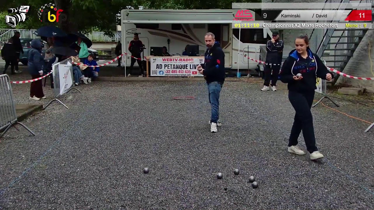 Miniature de la vidéo : Petanque Championnat X2 Mixte Rochefort