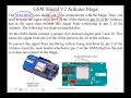 Interface between GSM module and Arduino