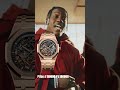 Lil Yatchy wears 18k Pink Gold Audermas Piguet Royal Oak Double Balance Skeleton 15407OR #watches