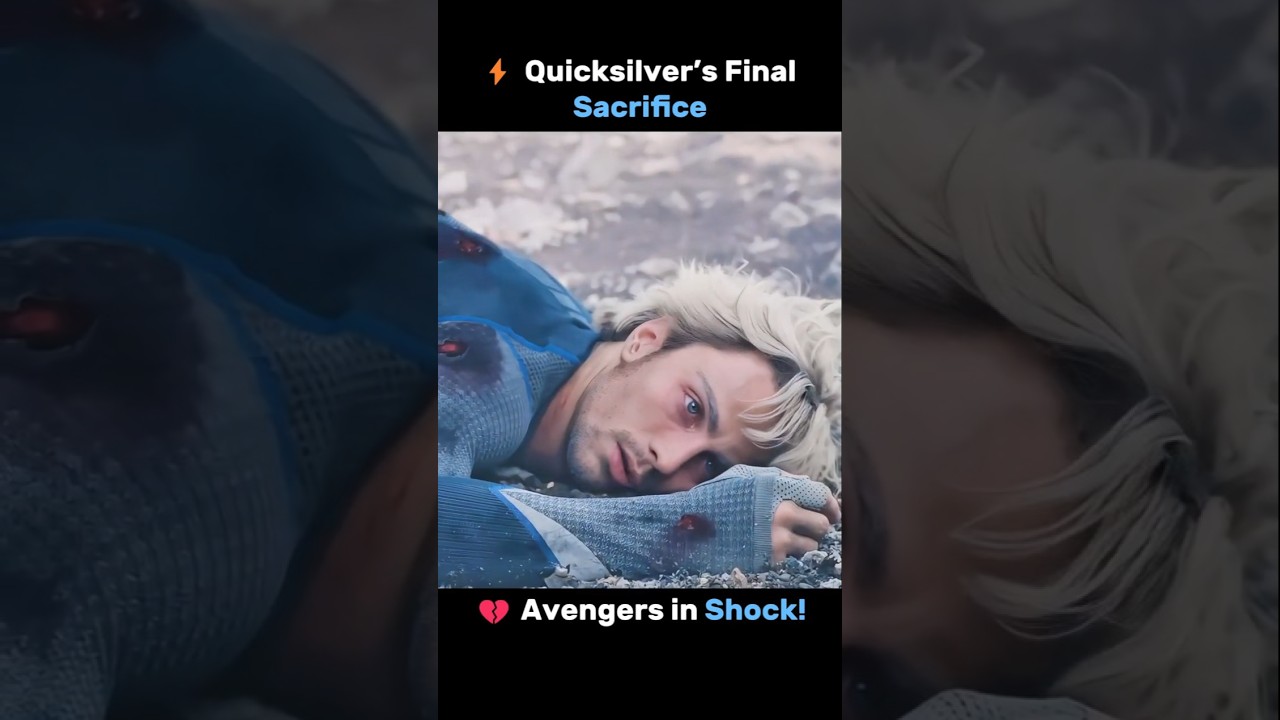 Quicksilver’s Sacrifice 💔 Avengers in Shock |Age of Ultron Short 