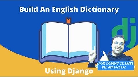 How To Build An Online Dictionary With Python And Django