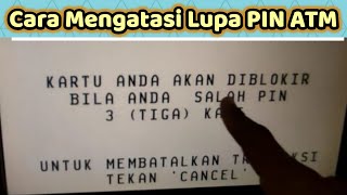 Tips Agar Kartu ATM Tidak Diblokir Bila Salah PIN....