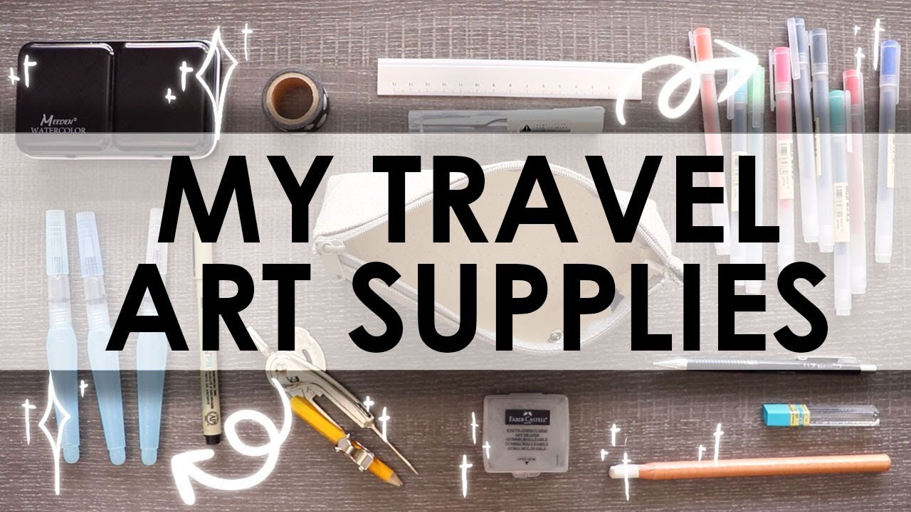 What's In My Travel Art Kit