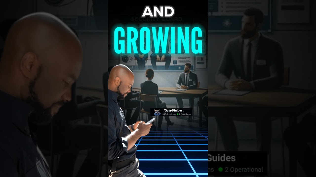 Security Guards, Unite on R/GUARDGUIDES! Tips, Support, Connection