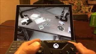 Using an Xbox One Wireless Controller with a Surface Pro 4