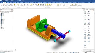 IronCAD Tech Tip - Building a Bench Vice Assembly in IronCAD