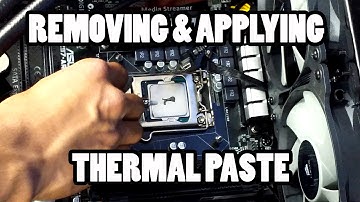 Removing and Applying Thermal Paste