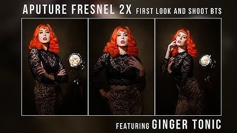 First Look and shoot with the Aputure Fresnel 2x