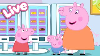 🍎 Peppa Pig Best Bites LIVE! 🐷 Peppa’s Food & Cooking Moments |  Tales Full Episodes 24/7