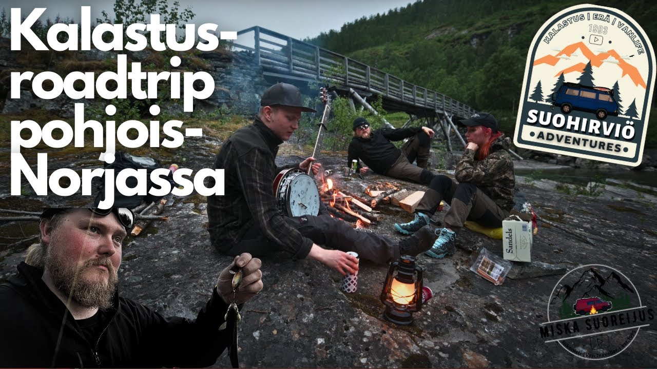 Viisi päivää tien päällä pohjois-Norjassa feat. Miska Suoreijus | Kalaruokia ja saunomista