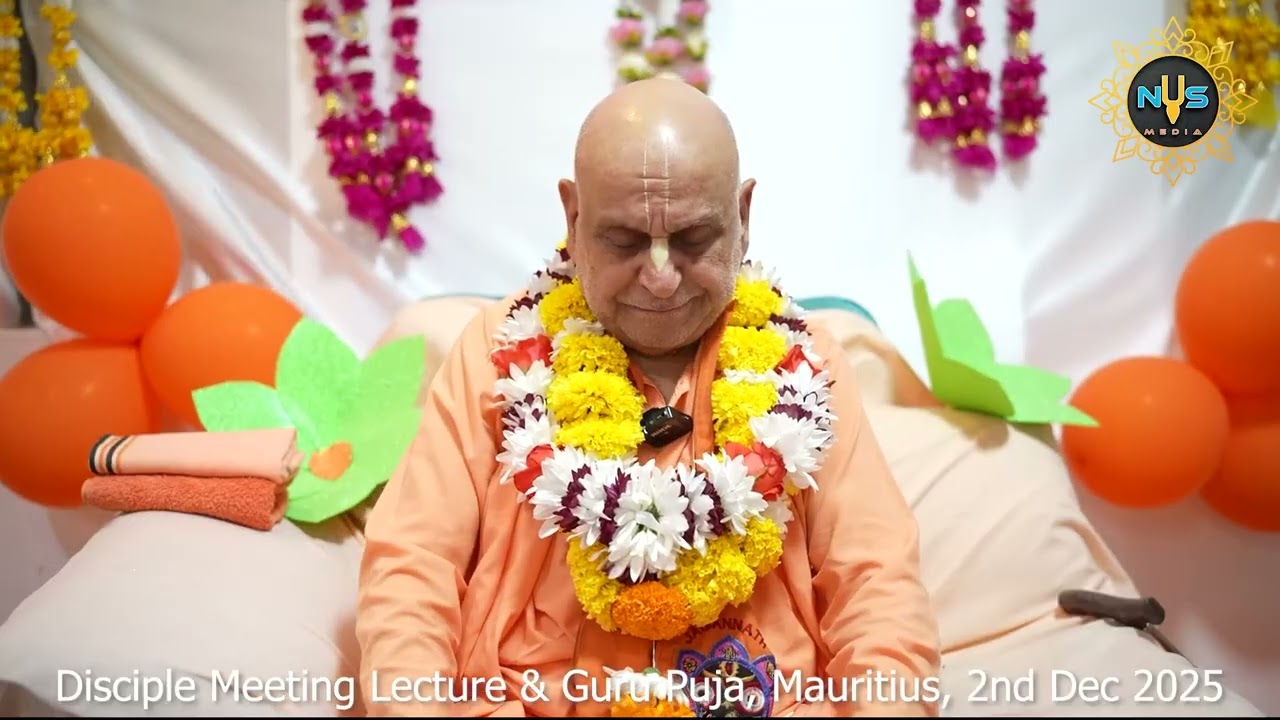 Disciple meeting lecture & Guru puja Mauritius 2nd Dec 2025