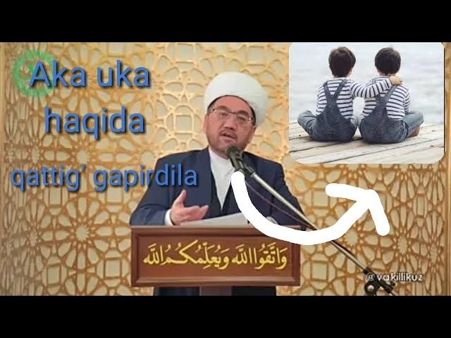 Qalblarni titratgan maruza Nuriddin hoji domla aka uka haqida.