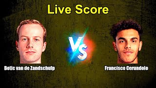 Botic van de Zandschulp vs Francisco Cerundolo Live Score - ATP Munich, Germany Men Singles