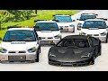 Beamng drive - Police Chases vs Sports Cars crashes #5