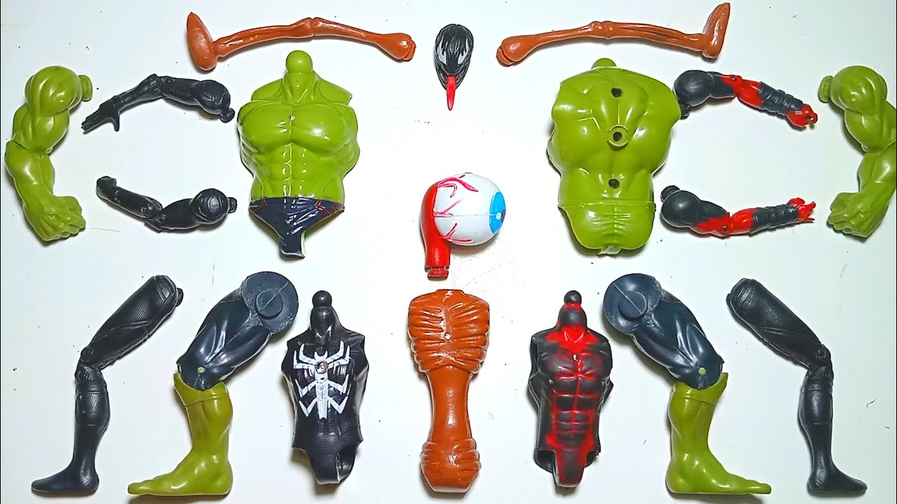 AVENGERS TOYS ASSEMBLE VENOM, DEADPOOL, HULK, SIREN HEAD ACTION FIGURE