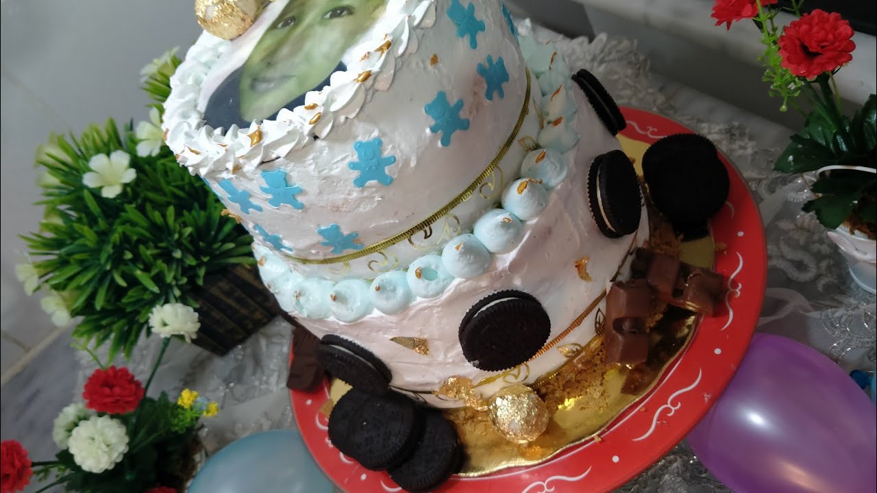 كيكة عيد ميلاد مصعب ربي يطول في عمرو كيكة إقتصادية و رائعة 😍🖤 في متناول الجميع