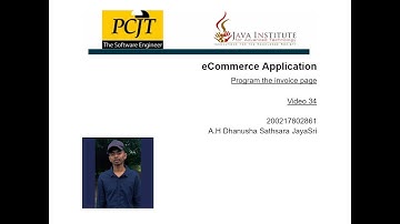 Program the invoice page