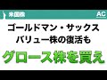 【米国株】ゴールドマン・サックス バリュー株の復活も グロース株を買え