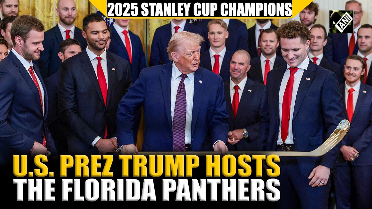 Trump welcomes the 2025 Stanley Cup champions ‘The Florida Panthers’ at White House