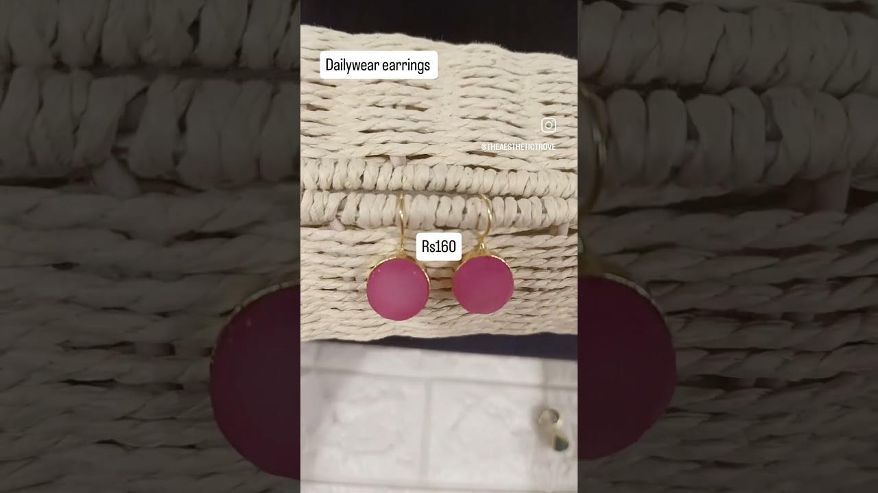 Dailywear brass earrings 