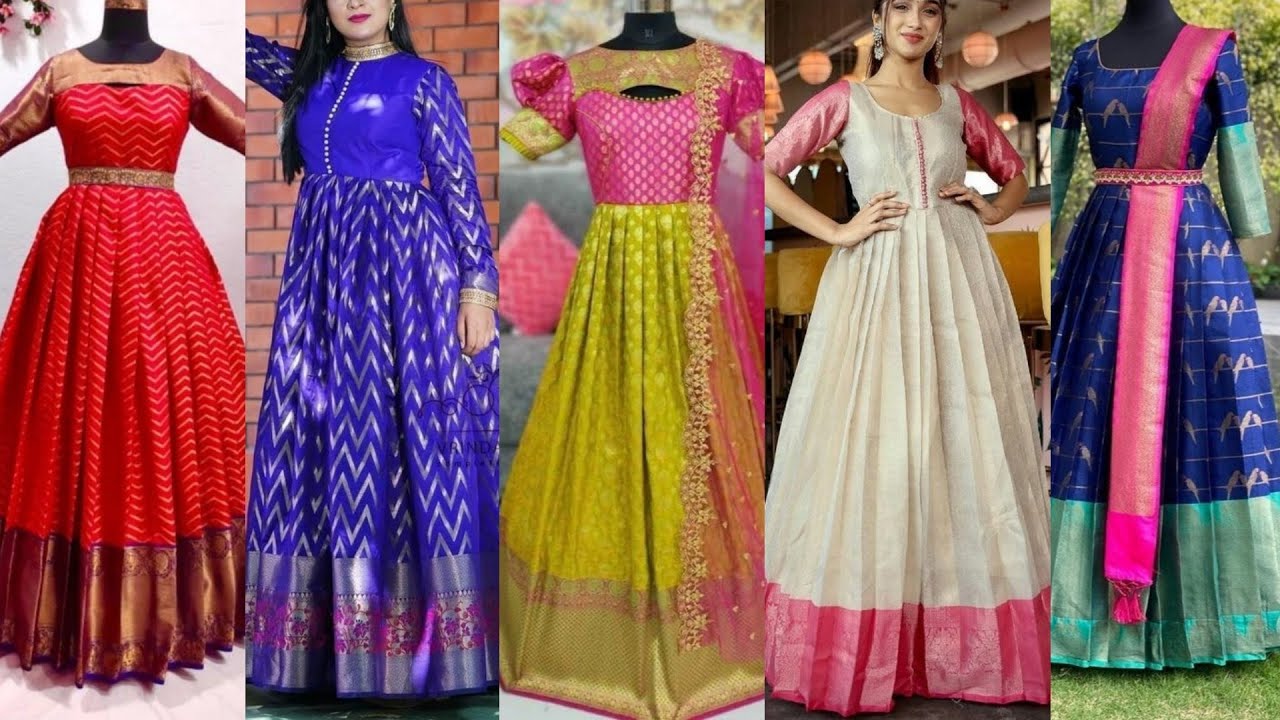 Stunning Cotton Long Frocks for Girls | Designer party wear dresses,  Designer dresses elegant, Beautiful dress designs