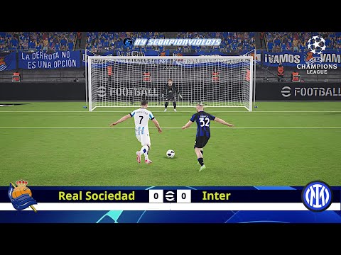 Champions League • Real Sociedad vs Inter &quot;L. Martínez, Thuram-Kubo, Oyarzabal • Sfida ai Rigori