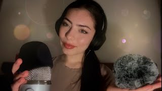 asmr | mic gripping & rubbing (bare/ foam/ fluffy mic)