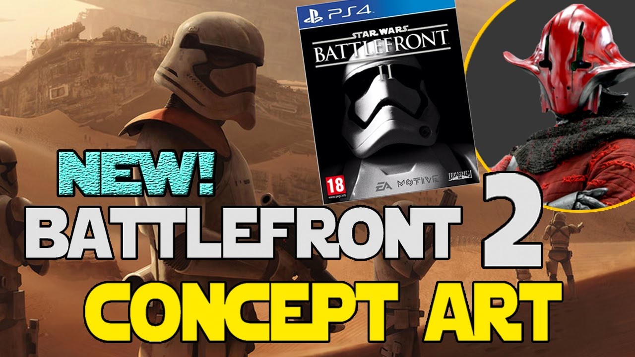 NEW! Star Wars Battlefront 2 CONCEPT/ FAN ART - (Sequel Era)