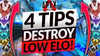 4 Tips to CLIMB FROM LOW ELO! Rank Up FAST  Apex Legends Season 19 Guide