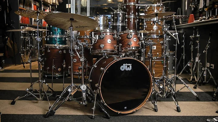 DW Pure Oak Drum Kit w/ Zildjian K Custom Special Dry Cymbals | CDE Demo | Mike Hussa