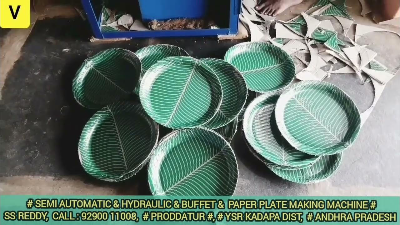Vijayawada model 2023; paper plate making machine & raw material for