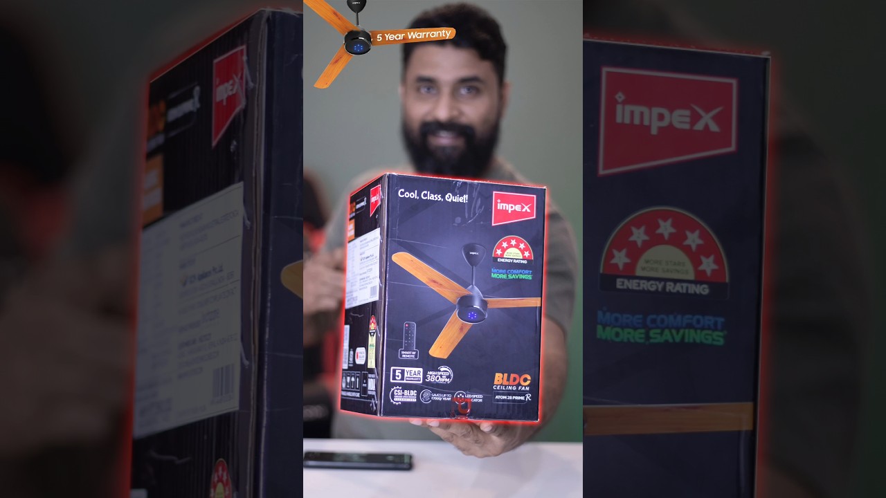 ഇനി Electricity Bill ലാഭികം ! 🤑 BEST BLDC Fan